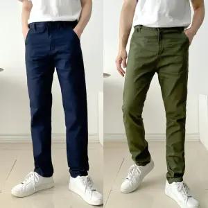 치노 팬츠 남성 일자 면바지 허벅돼 작업복 근무복 편한 봄바지