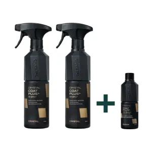 1+1 불스원 뉴 크리스탈코트 플러스 유리막 코팅제 500ml 물왁스 셀프 광택제