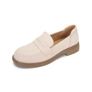 [하프클럽/무크]엠.무크 지젤 소가죽 컴포트 로퍼 아이보리 516623204AQ