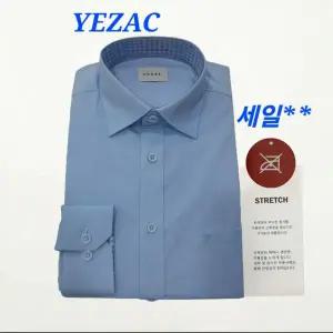 [예작]구김없고 다림질NO 면혼방 일반핏 카라소매배색 YJESBR117BL