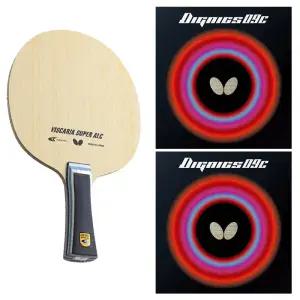 버터플라이 비스카리아 슈퍼 ALC 탁구 라켓 + 디그닉스09C 러버 부착세트