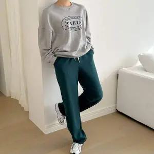 여성 UG66UT88 겨울 기안감 에어 와이드팬츠 롱팬츠 허리밴딩