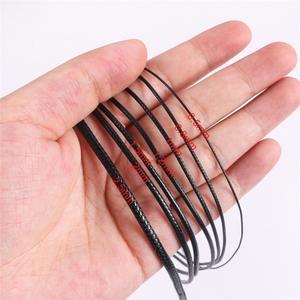 20미터 0.5 0.8 1 1.5mm 비딩 왁스 코드 라운드 블랙 레드 화이트 한국산 면 로프 실 줄 보석 목걸이 제작