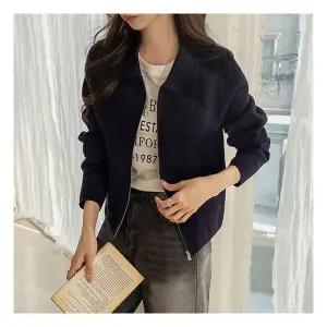 저스트원 런던 비스코스 카라 니트집업 1189281