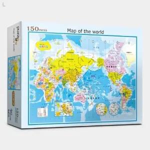 퍼즐라이프 150P 세계 지도/그림/퍼즐/직소/조각/학교/학생/수업/교실/판퍼즐/취미/놀이/아동/어린이/초등