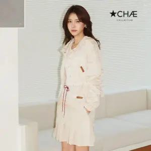 26SS 플리츠 나일론 스커트팬츠