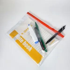 명함포켓 슬라이드 투명 지퍼백 A5 지퍼백 슬라이드지퍼백 투명지퍼백