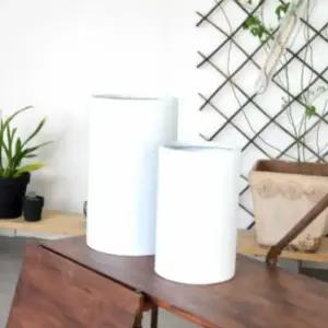 마블 원통형 화분 플라스틱화분 빈화분 예쁜화분