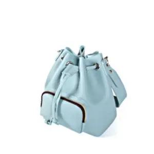 [패션] 캐주얼 앞포켓 데일리 복조리백 미니 버킷백 숄더백