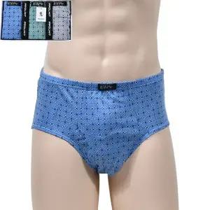 폴밋 감각적인 패턴 편안한 착용감 남성 순면 브리프 3매입 팬티 0208ct1186046