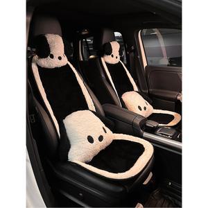 귀여운 강아지 차량용 쿠션 커버 캐릭터 차량 포챠코 카시트 등받이 이쁜 용품 방석