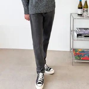 남성 일자 핏감 깔끔 스타일 빅사이즈 그레이 청바지 MfW7+6AoI