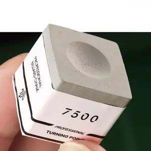 스퀘어 TP7500 당구 초크 핑크그레이 논슬립 스누커 중성 풀 초크 미세 가루 당구 액세서리
