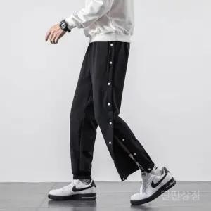 깁스긴바지 통깁스 옆트임 수술 M 그레이 환자 트임 개방형 병원복 지퍼 노인 팬츠 다리