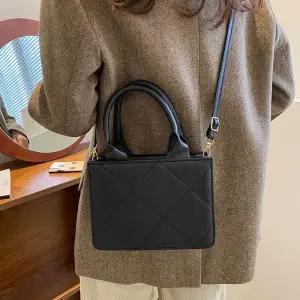 시크블랙 캐주얼 사각 여성 숄더백 pyX7+1Rwe