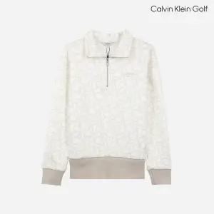 [CK골프]캘빈클라인골프 여성 하프집업 긴팔티셔츠 CA2TL240412