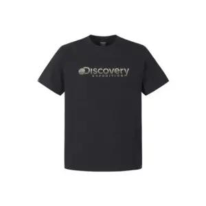디스커버리 DISCOVERY EXPEDITION 남성 모레인 빅로고 반팔티셔츠 (BLACK) DMRS61063-BKS 390218