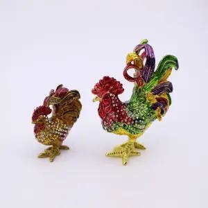 (3몰) 수탉 미니닭 보석함 장식품 인테리어소품 대 소보 어처 개업선물 집들이선물