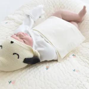 제이앤제나 수유쿠션 자수 양면 커버 순면 플라워 9도