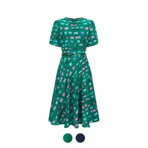 [꼼빠니아][꼼빠니아] 프린트 쉬폰 원피스_CADU5-WOP850