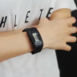 실리콘 방수 만보기시계 스마트 스포츠 운동 걸음수확인 만보계 10color