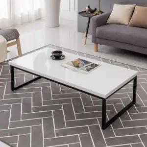 철재 B2198(착불) 좌식테이블 소파테이블 화이트 1200 가구샘 좌탁