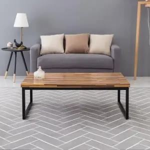 좌식테이블 가구샘 철재 하드우드 좌탁 1000 소파테이블 B2192(착불)