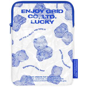 [EarpEarp 본사] 어프어프 아이패드 11인치 PVC 멀티 투명 컬러 파우치