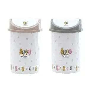 [하프클럽/셀러허브]니드코 휴지통 가정 사무실 원형 뚜껑 휴지통 4호 10L