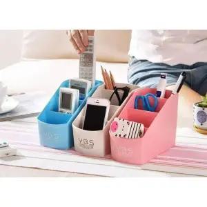 [하프클럽/셀러허브]칸칸이 계단식 펜꽂이 정리함 리모컨정리 수납함