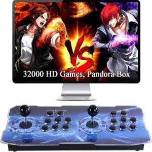GWALSNTH 32000 in 1 판도라 박스 미니 아케이드 게임 콘솔 플러그 앤 플레이 비디오 1280X720 디스플레이