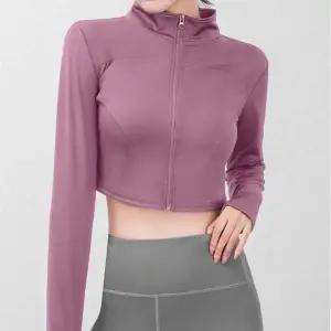 크롭 여자 집업 운동복 상의 요가복 필라테스복 긴팔 집업운동복