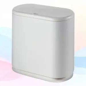 [하프클럽/셀러허브]원터치휴지통 냄새차단 밀폐형 쓰레기통 미니 사무실