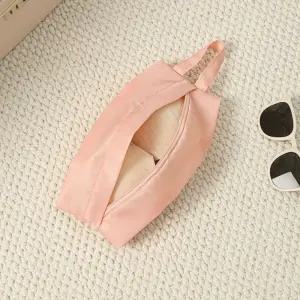 여행용 속옷 양말 화장품 수납 파우치 핑크 필통 백