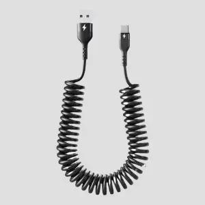 [하프클럽/셀러허브]C타입 USB 충전 케이블 꺾임방지 급속충전기 트로피칼