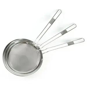 [RIZPICK]거품 건지개 중 뜰채 거름망 채망 채반 고운망 뜰채망 스텐건지기