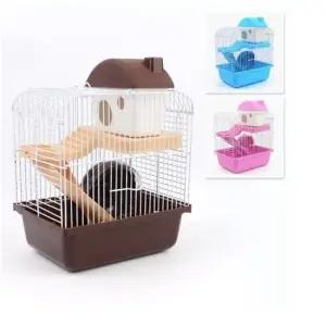 2층 컬러 조립식 쳇바퀴 미끄럼틀 햄스터 집 하우스 햄스터집 조립식햄스터집