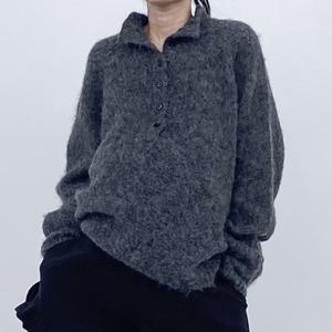 단추 하이넥 니트 겨울임부복 임산부오피스룩 가을만삭 예비맘룩