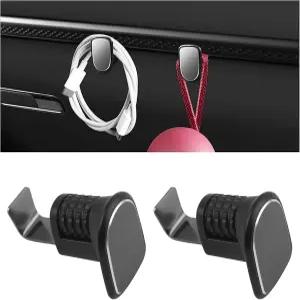 YGDMD 2PCS 장갑 상자용 자동차 후크 우산/열쇠 걸이용 보조 조종사 상자 정리함 SUV에 맞는 필수 지갑