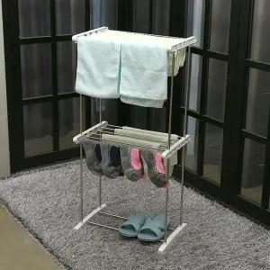 양말건조 YRK976U7 2단양말건조대 수건걸이 실내용 실내용미니건조대