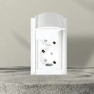 전기 콘센트 커버 덮개형 세로 타입 화이트 AJBATH