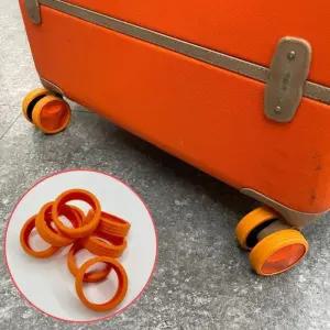 [라일리] Rly 실리콘 캐리어 바퀴 커버 오렌지 덮개 보호 슈즈