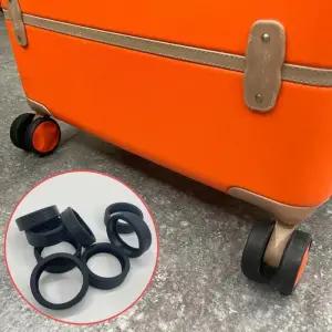 [라일리] Rly 실리콘 캐리어 바퀴 커버 블랙 덮개 보호 슈즈