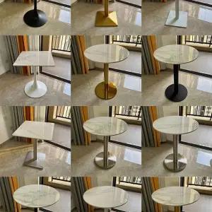 스텐 테이블 사각 2인 인테리어 티 포차 야외 고기집