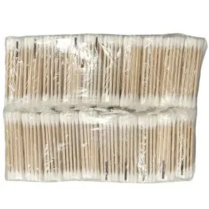 고급순면 사용 위생처리 클린시설 면봉 100P 20우드 대용량 업소용 목욕용품 가정용 나무 귀이개 후비개 파