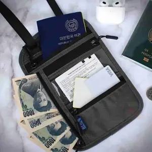 오픈 여행 여권가방 그레이 보조 용보조 용크로스백 트래블백 백소형 크로스백 핸드폰 남성백 용백 여행백