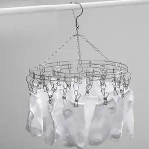 잔솔 RMZ343F5 스텐 양말 건조대 빨래집게 수건 걸이 옷걸이