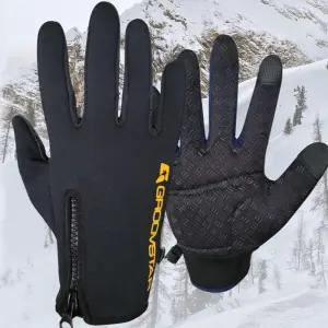 3사이즈 1개 방한장갑 터치 바이크 스포츠장방풍방수 스마트폰 오토바이 등산 겨울 낚시 자전거 스포츠용