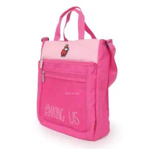 키즈 학생 입학 어몽어스 세티 보조 가방-핑크 신발신주머니 실내화 준비물 미니 보조백 크로스백 어린이백