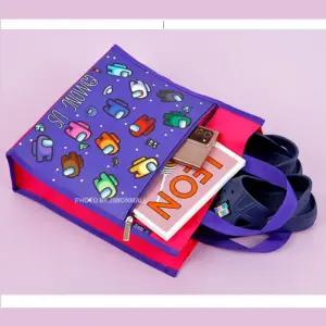 키즈 학생 입학 가방 어몽어스 보조 신발 주머니 핑크준비물 미니 보조백 크로스백 어린이백 초등신 선물